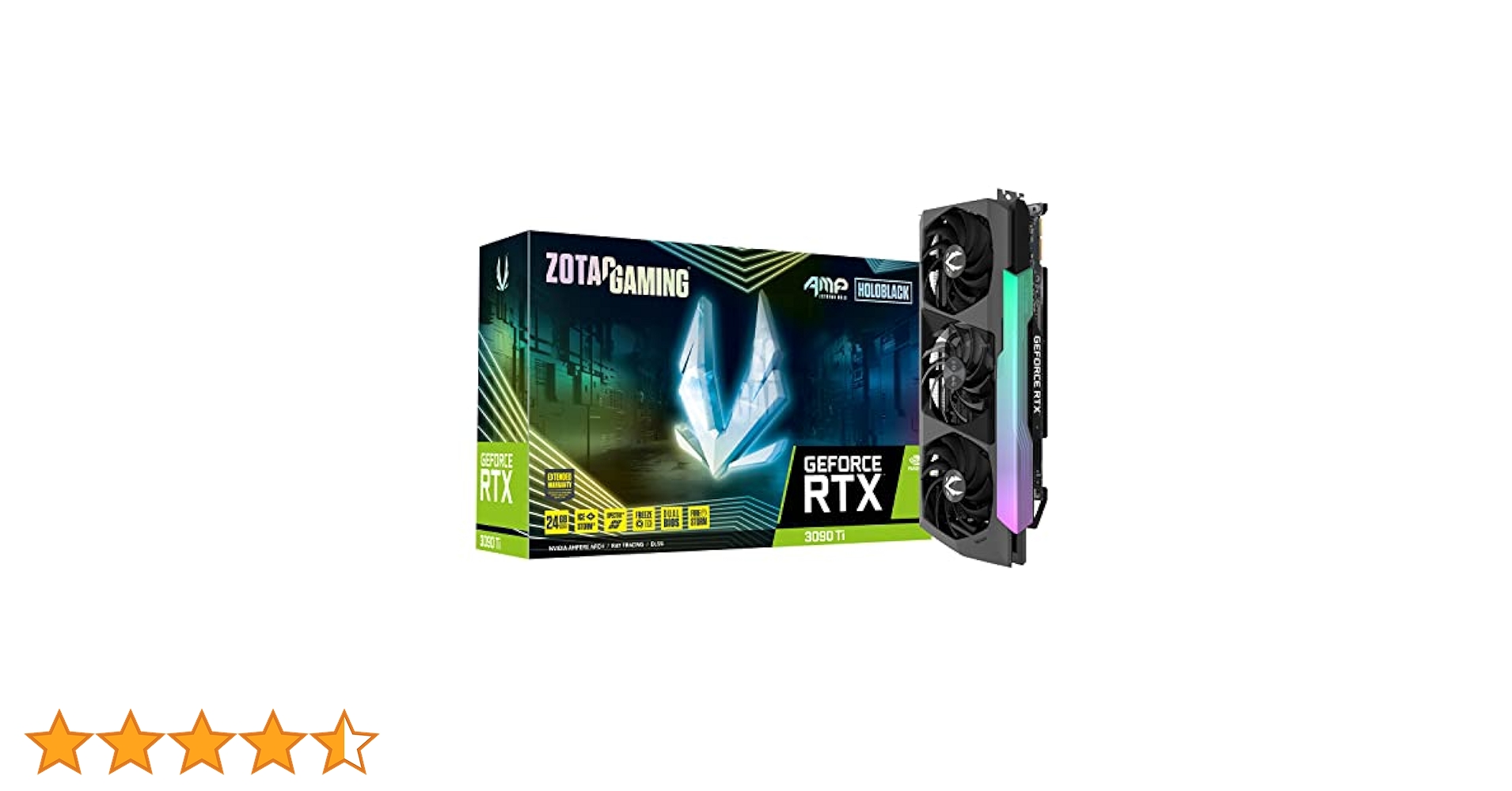 Amazon | ZOTAC Gaming GeForce RTX™ 3090 Ti AMP Extreme Holo